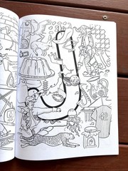 The Ultimate Alphabet Coloring Book 1 By Alannah Dyer- 8.5×11 in. Ages 4-8 Fun
