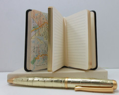 APPALACHIAN TRAIL 3×4&Prime; MINI Guide Leather Cover Notes w Maps Info 160 Pgs Black