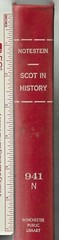 The Scot In History by Wallace Notestein – 1946 – 372 pages HC (B60)