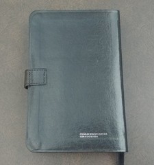 Premium Bonded Leather NIV Compact Thinline Bible Black – Red Letter – Ribbon