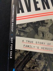 Uncorrected Proof – Avenue of Spies, by Alex Kershaw 2015 PB ARC