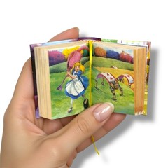new Alice in Wonderland complete Edition mini book 2.65&Prime; high hardcover 438 pgs
