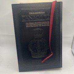 The Stone Edition King James Bible Thomas Nelson Black Gilt Edges Ribbon