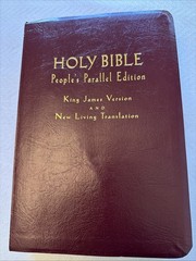 VTG 1997 Holy Bible: People&rsquo;s Parallel Edition, KJV NLT Red Letter Leather Bound