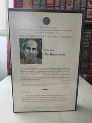 Human Stain Philip Roth Hardcover SIGNED 1st Edition 2000 Leather