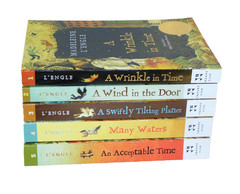 A Wrinkle in Time Series COMPLETE 5 Book LOT Madeleine L&rsquo;Engle ALL LN 2007 TPB