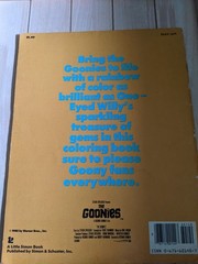 The Goonies Coloring Adventure PB Little Simon 1985 Illustrated 11×8.5 in