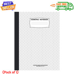 Isometric Notebook: Isometric Graph Paper Notebook; 200 Pages Sized 8.5&Prime; x 11&Prime; .