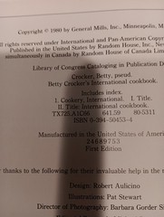BETTY CROCKER&rsquo;S INTERNATIONAL COOKBOOK 1980 1st Ed HB 372 Pages