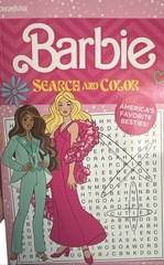 The Barbie Word Search Paperback Book approx. 8 x 10.75 inches 31 Word Search