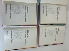 vintage 1980s childcraft Colorful Children&rsquo;s volume 4, 8, 9, 12