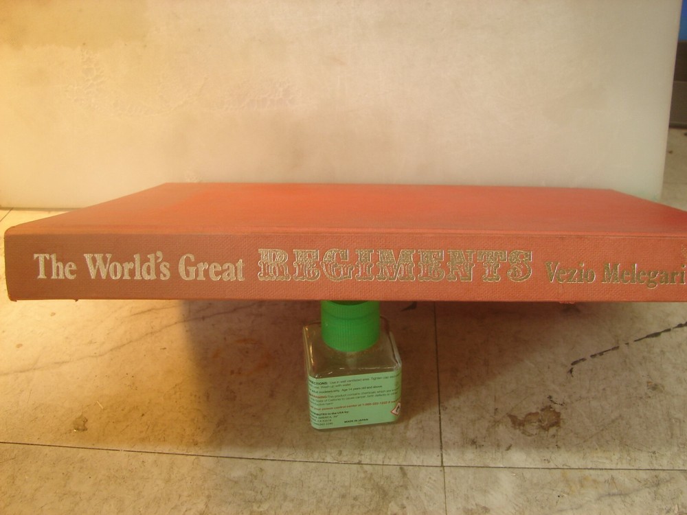 The Worlds&rsquo;s Great Regiments. Hard Cover. 256 Pages. Melegari