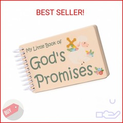 God&rsquo;s Promises Book 5×3×0.5 in – Baptism Gifts Idea for Boys Girls Baby Kid Gods