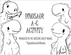 DIGITAL- 2025 Merrick ABC Children&rsquo;s Dinosaur ACTIVITY BOOK *PRINT REQ&rsquo;D* 14pgs