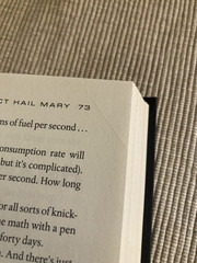 Project Hail Mary by Andy Weir – 1st Edition/1st Print Hardcover – Average Cond.