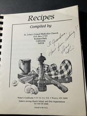 Recipes Baptist Women Southport Florida Cookbook B1496