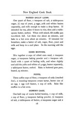 « 1909 » The New England Vintage Cook Book 180 Pages