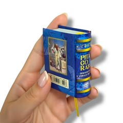 Pitagoras. Sentencias y Versos de Oro. miniature book 2 x 2.6&Prime; 430pgs hardcover