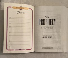 NIV Prophecy Marked Reference Study Bible 1998 Hardcover