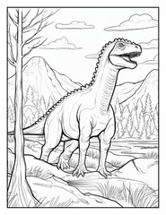 « Cute Dinosaur Coloring Book | Easy, Cute & Relaxing Designs | Perfect Gift Ide