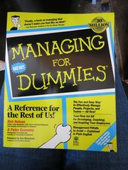 Managing For Dummies – paperback Economy, Peter|Nelson, Bob