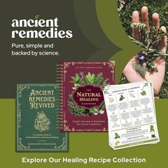 The Natural Healing Handbook, Spiral-Bound Guide for Herbal Remedies and Natural