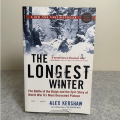The Longest Winter by Alex Kershaw – WWII – Battle of the Bulge-Paperback – Good