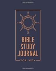 BIBLE STUDY JOURNAL FOR MEN: 8&Prime;X10&Prime; (20CM X 25.4CM) By Inspired To Grace **NEW**