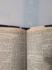 Vintage Holy Bible Illustrated With the Words of Christ Printed in Red (1940&rsquo;s)