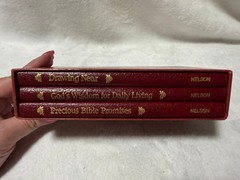 GOD&rsquo;S WISDOM FOR DAILY LIVING 3 BOOK BOX SET BONDED LEATHER GILDED GOLD EDGES