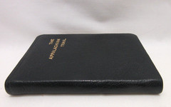 APPALACHIAN TRAIL 3×4&Prime; MINI Guide Leather Cover Notes w Maps Info 160 Pgs Black