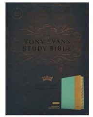 CSB Tony Evans Study Bible, Teal/Earth LeatherTouch : Advancing God&rsquo;s Kingdom