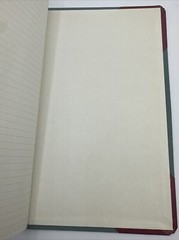 Record Book Mostly Blank Vintage Few Pages Missing Hardcover 12.75 By 8 Inches