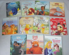 Lot of 11 DISNEY Miniature Illustrated Story Books, 4&Prime; x 5&Prime;