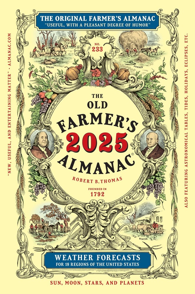 The 2025 Old Farmer&rsquo;s Almanac – Old Farmer&rsquo;s Almanac – Very Good – See condi…