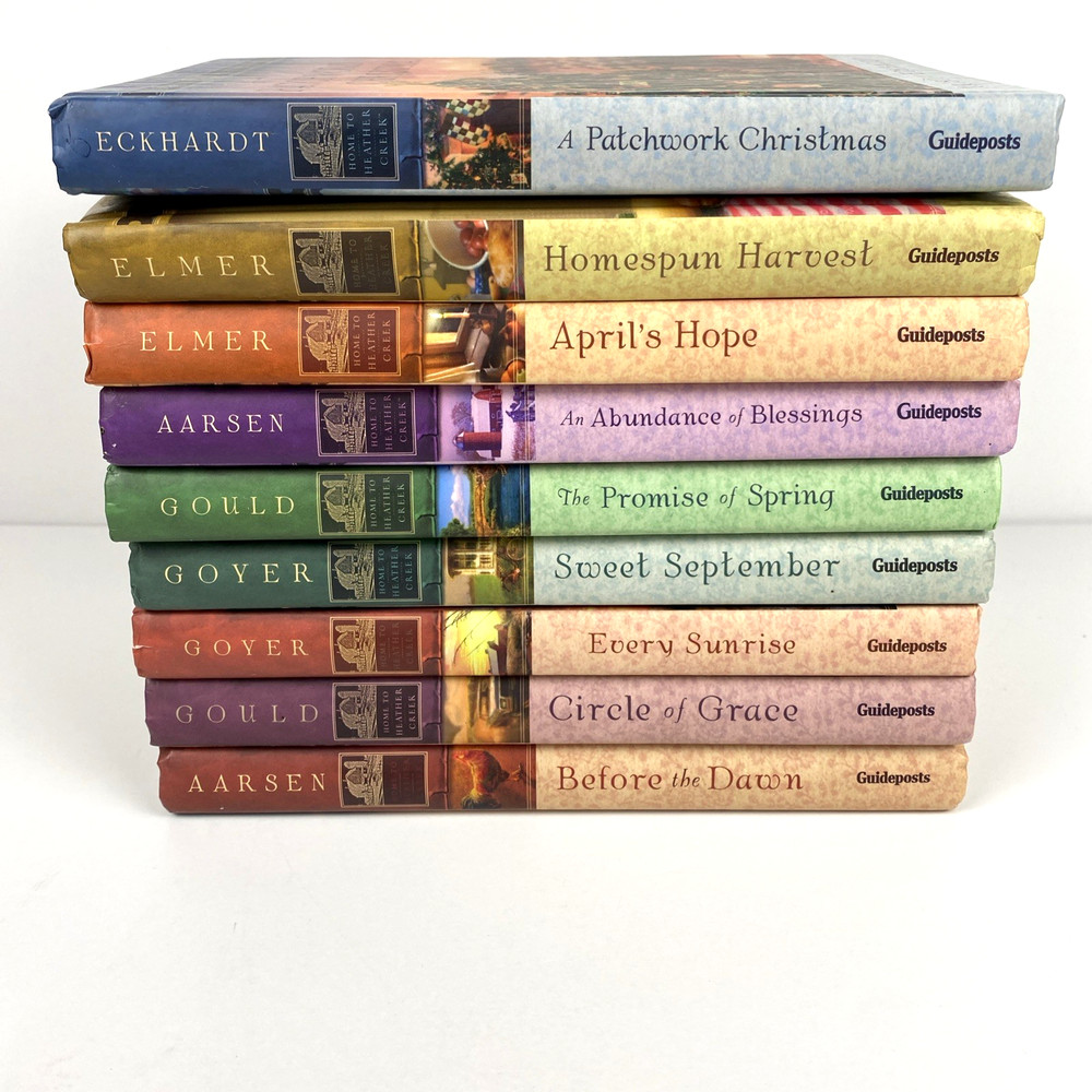 Guideposts Home To Heather Creek Series Lot of 9 Books Hardcover 2000&rsquo;s
