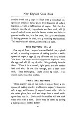 « 1909 » The New England Vintage Cook Book 180 Pages