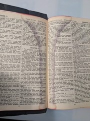 Vintage Holy Bible Illustrated With the Words of Christ Printed in Red (1940&rsquo;s)