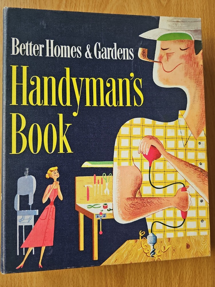 Better Homes & Gardens Handyman&rsquo;s Book 5 Ring Binder 400 pages 1957 Fix It