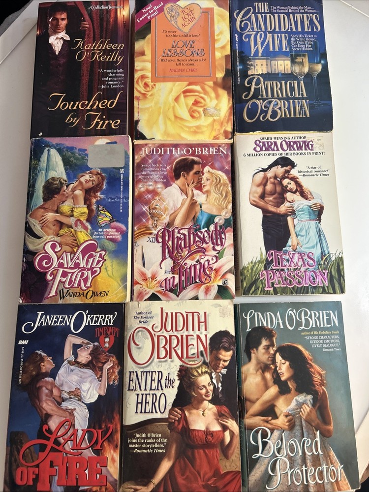 Vintage Romance Novels Lot Of 27 1980’s 1990’s 2000&rsquo;s Paperbacks Books Lot h29