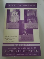 NORTON ANTHOLOGY OF ENGLISH LITERATURE: INSTRUCTOR&rsquo;S By Stephen Greenblatt