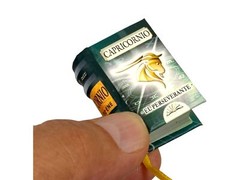 Capricornio (1.4&Prime;) mini book hardcover 300 readable pages in Spanish great gift