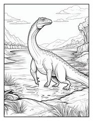 « Cute Dinosaur Coloring Book | Easy, Cute & Relaxing Designs | Perfect Gift Ide