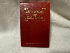 GOD&rsquo;S WISDOM FOR DAILY LIVING 3 BOOK BOX SET BONDED LEATHER GILDED GOLD EDGES