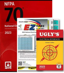 NFPA 70 2023 NEC Code Book nfpa PB + Ugly&rsquo;s Electrical Ref Spiral + EZ New Stock