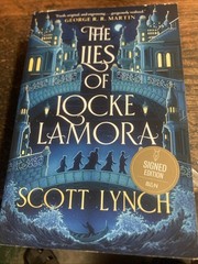 *SIGNED* Lies of Locke Lamora by Scott Lynch 2024 Trade Paperback