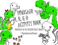 DIGITAL&rsquo;26 Merrick M N O Child Dinosaur ACTIVITY color BOOK *PRINT REQ&rsquo;D* 18pgs