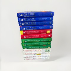 Health & Dieting Hardcover Book Lot – 12 Books (Dr. Oz « YOU » Series & Atkins)