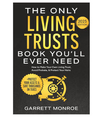 The Only Living Trusts by Garrett Monroe Brand New Paperback Free Shipping