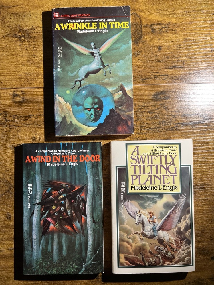 A Wrinkle in Time by Madeleine L&rsquo;Engle 1976 PB Dell Laurel Leaf STRANGER THINGS
